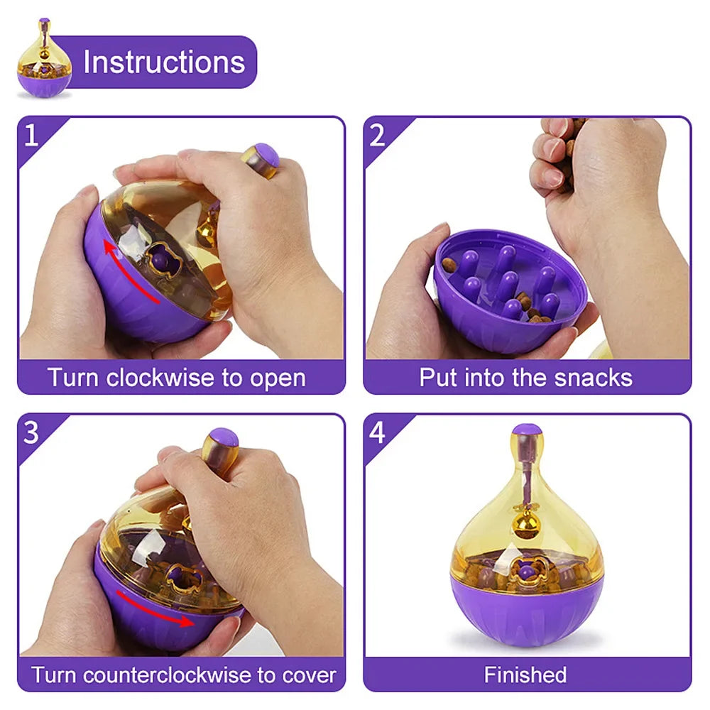 Brinquedo que libera ração