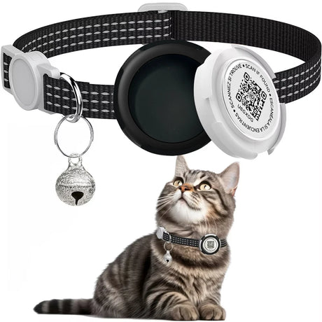 Coleira rastreadora equipada com gps